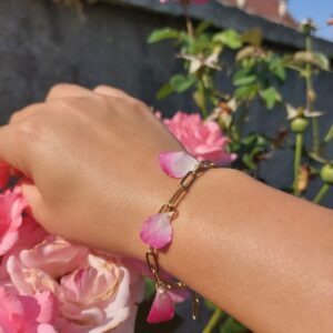 rosa bracelet 5 pétales